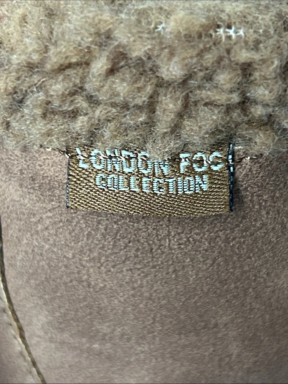 London Fog Collection Boys Brown Oxford Cold Weather Snow Boots Sz 5 and 6